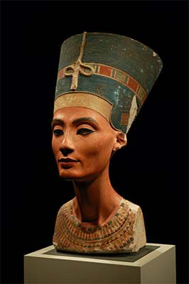 El Busto de Nefertiti en el Museo Egipcio de Berlin